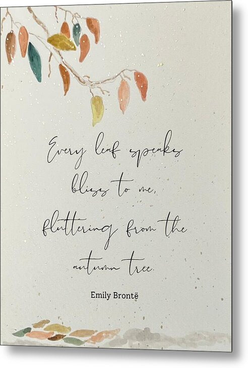 Every Leaf, Bronte - Metal Print