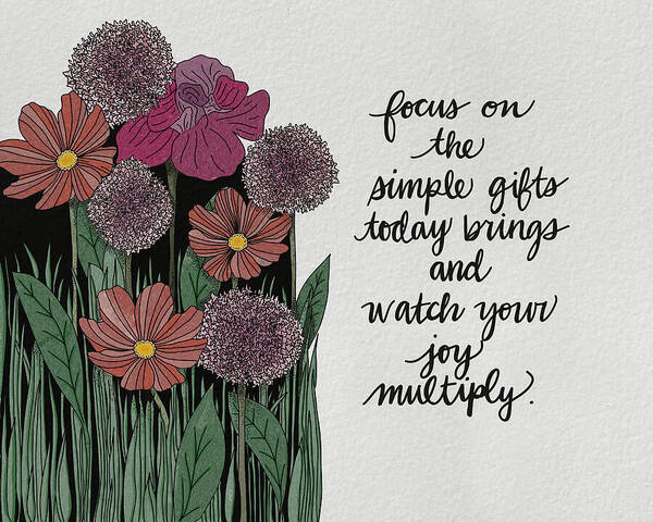 Multiply Simple Gifts - Art Print