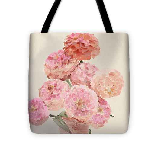 Pink Dahlias - Tote Bag