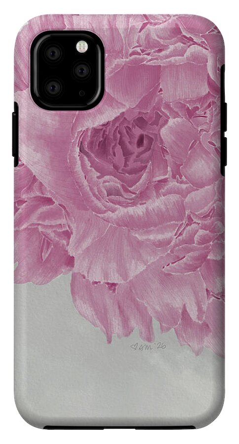 Pink Peony Close-Up - Phone Case