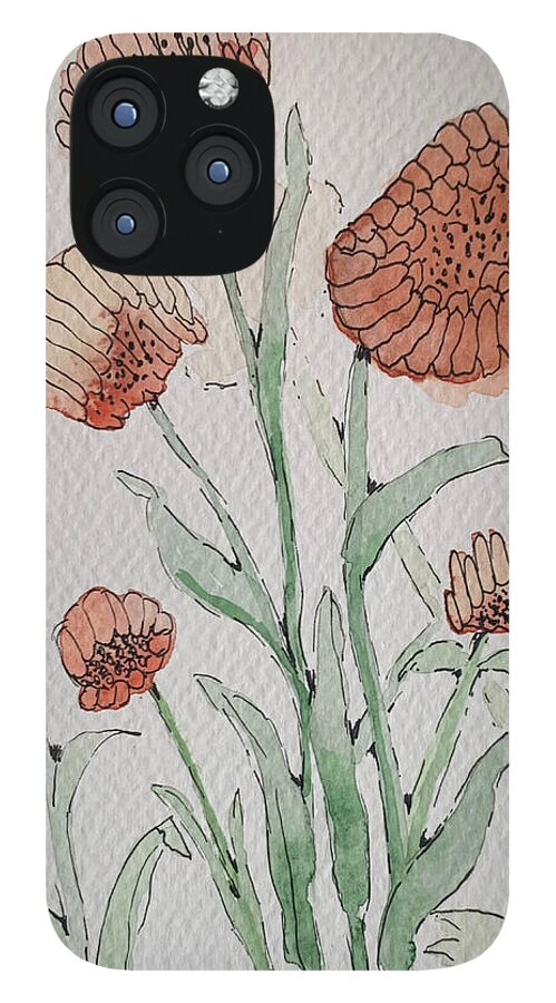 Abstract Coral Floral - Phone Case