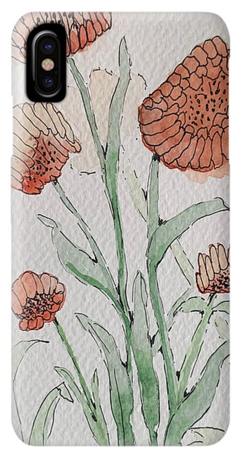 Abstract Coral Floral - Phone Case