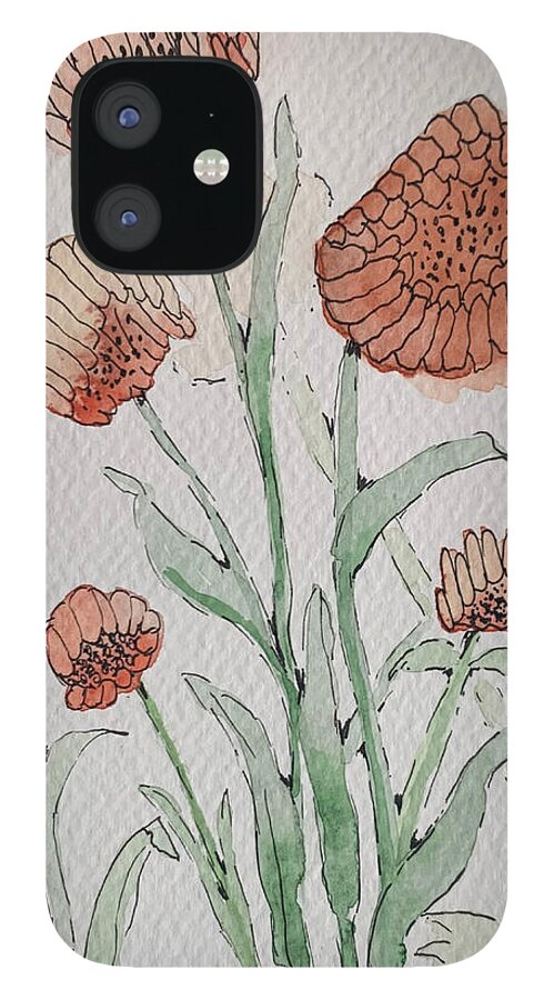 Abstract Coral Floral - Phone Case