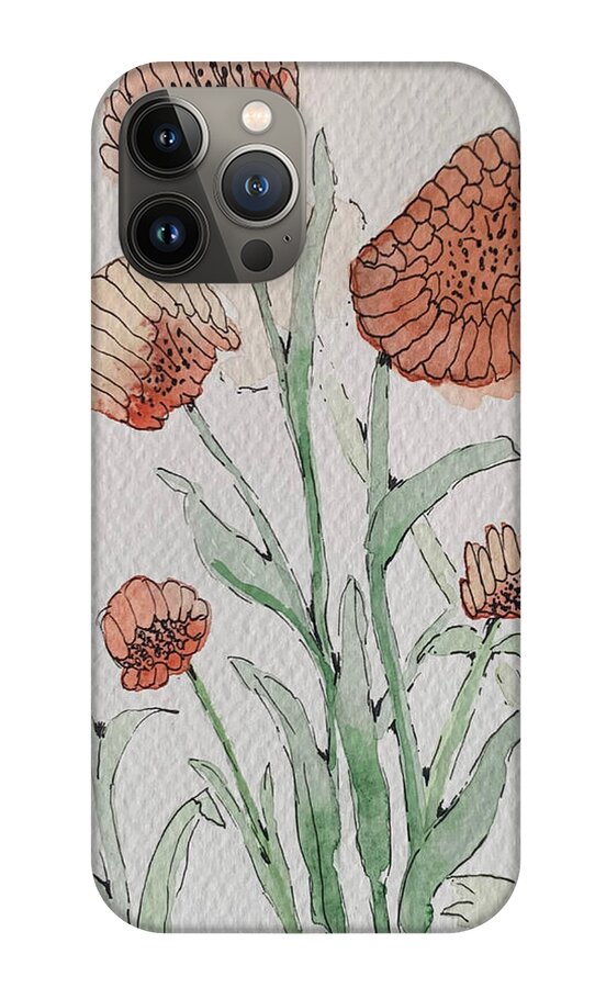 Abstract Coral Floral - Phone Case