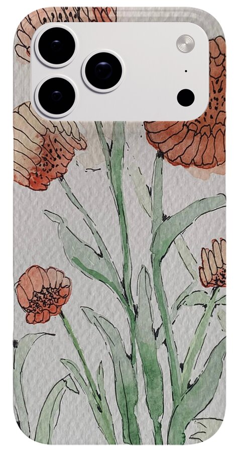 Abstract Coral Floral - Phone Case
