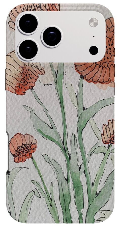 Abstract Coral Floral - Phone Case