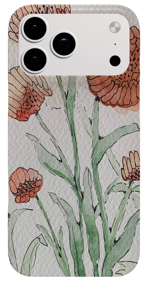 Abstract Coral Floral - Phone Case