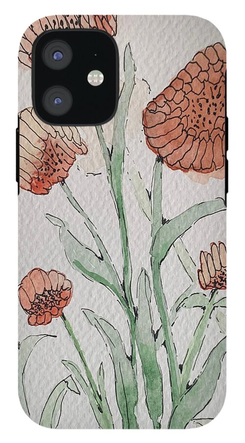 Abstract Coral Floral - Phone Case