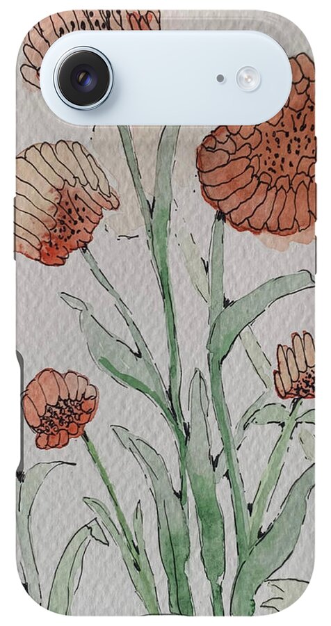 Abstract Coral Floral - Phone Case
