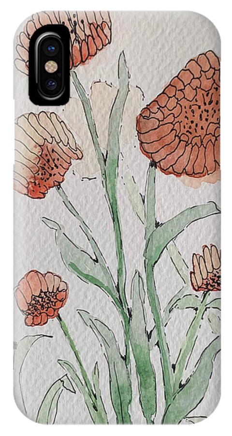 Abstract Coral Floral - Phone Case