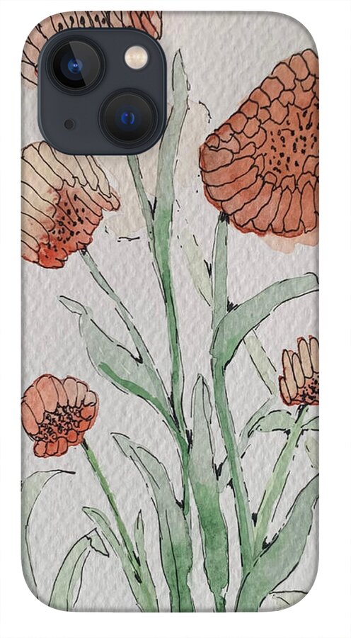 Abstract Coral Floral - Phone Case