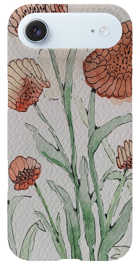 Abstract Coral Floral - Phone Case