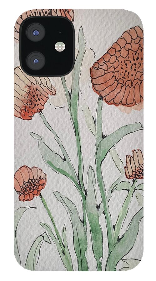 Abstract Coral Floral - Phone Case