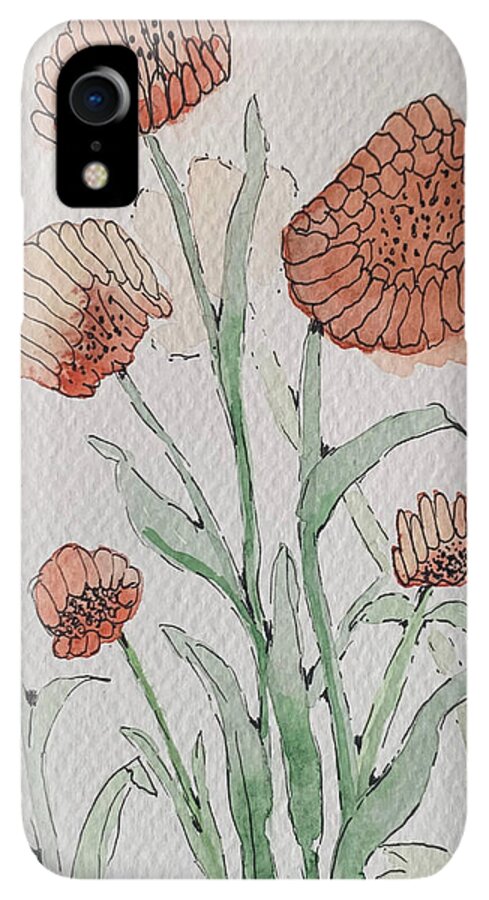 Abstract Coral Floral - Phone Case