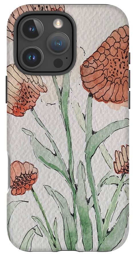 Abstract Coral Floral - Phone Case