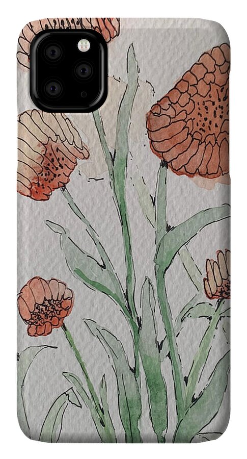 Abstract Coral Floral - Phone Case
