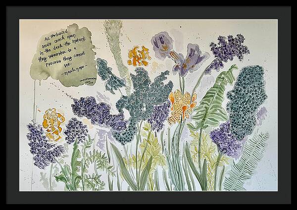 All the Buried Treasure - Framed Print