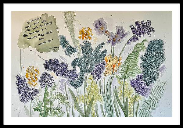 All the Buried Treasure - Framed Print