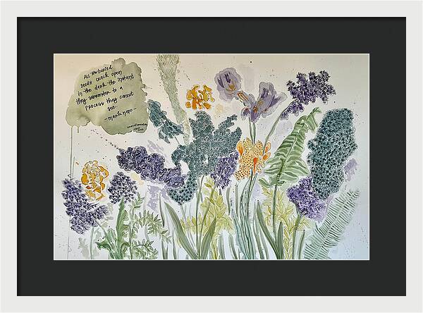 All the Buried Treasure - Framed Print