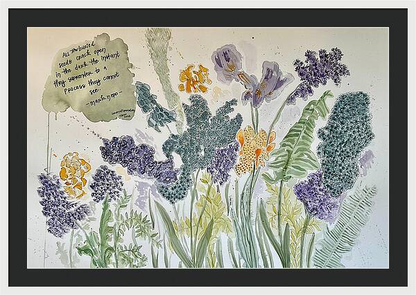 All the Buried Treasure - Framed Print