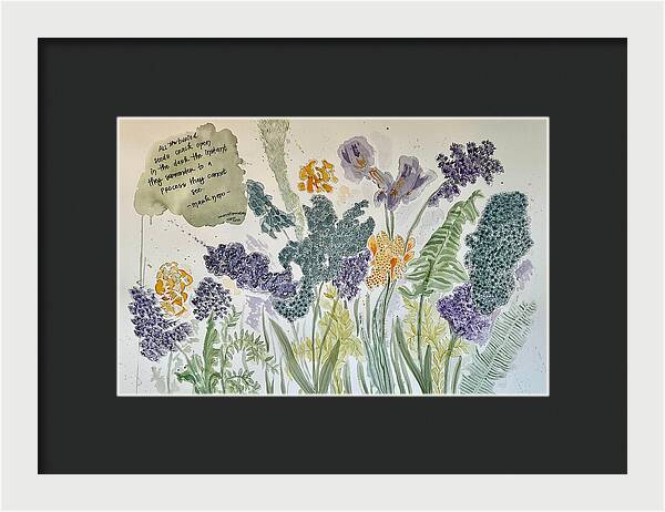 All the Buried Treasure - Framed Print