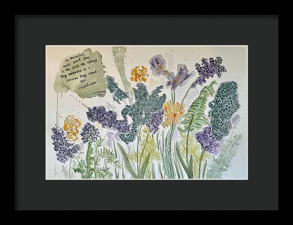 All the Buried Treasure - Framed Print