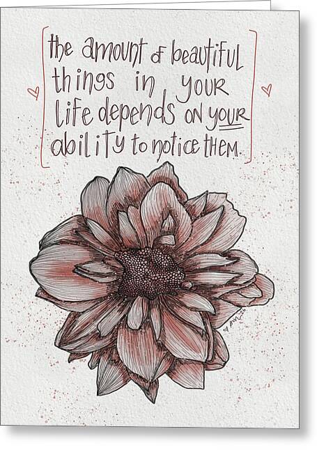 Beautiful Things - Greeting Card