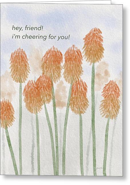 Cheerful Flower Garden - Greeting Card