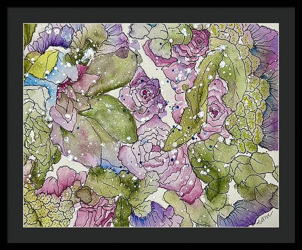 Feminine Floral - Framed Print