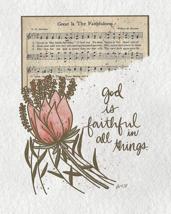 God's Faithfulness - Art Print