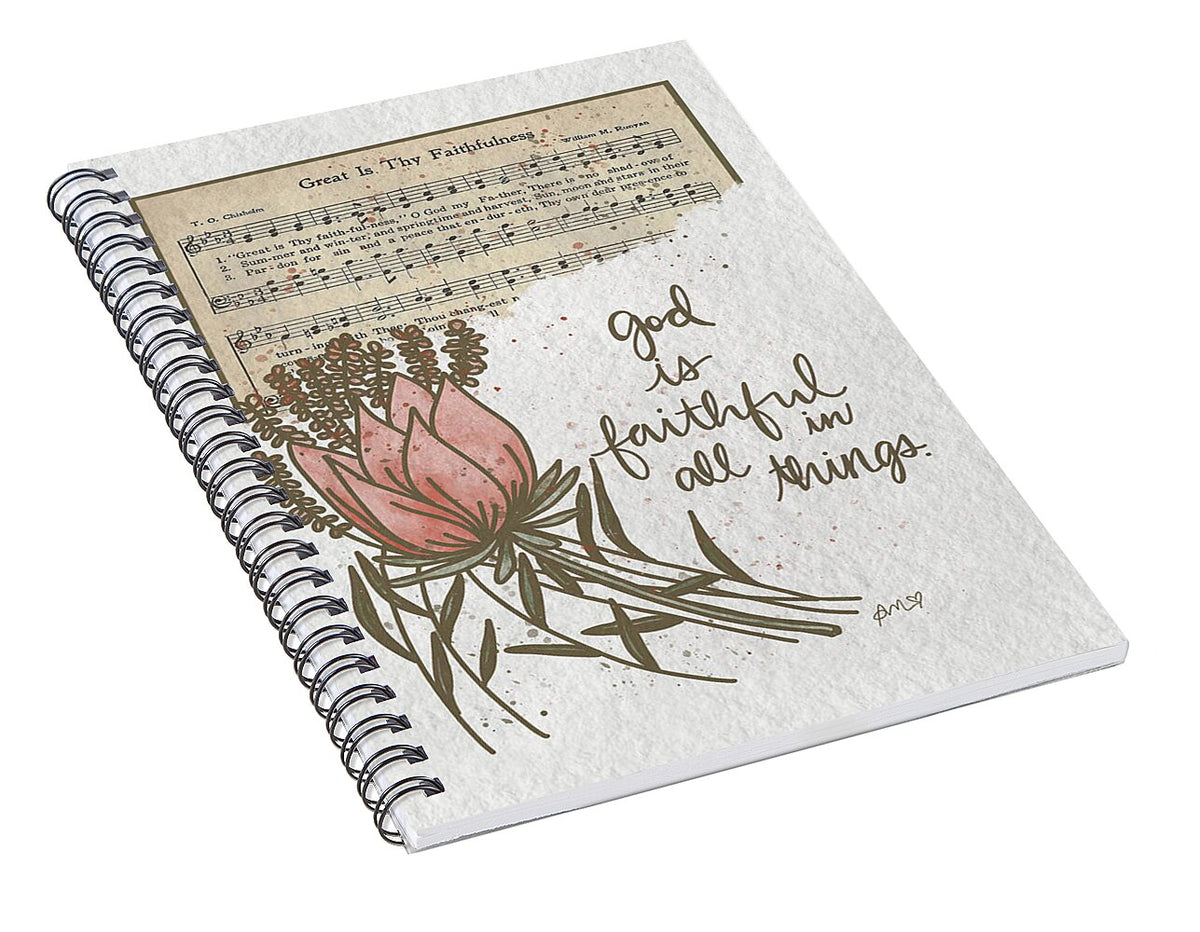 God's Faithfulness - Spiral Notebook