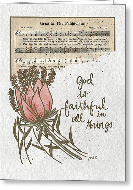 God's Faithfulness - Greeting Card