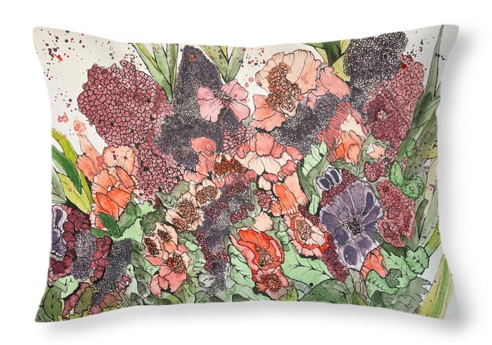 Gratitude Garden - Throw Pillow