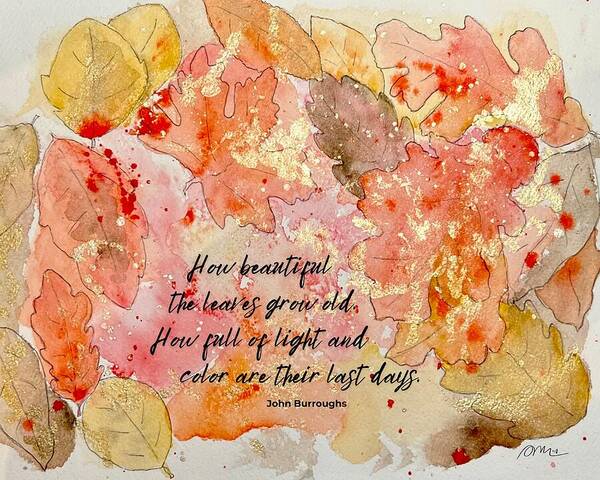 How Beautiful the Leaves - Art Print