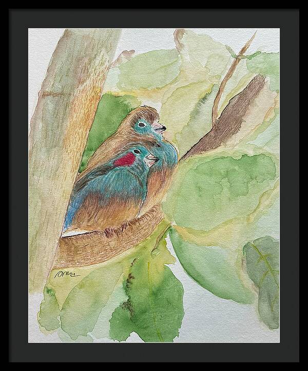 Love Birds - Framed Print