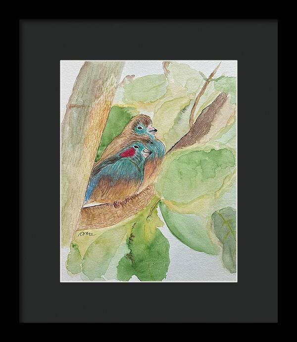 Love Birds - Framed Print