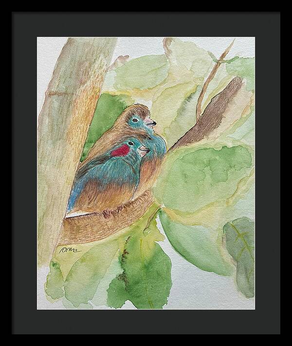Love Birds - Framed Print