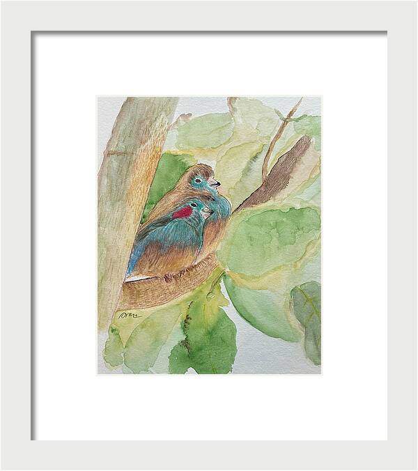 Love Birds - Framed Print
