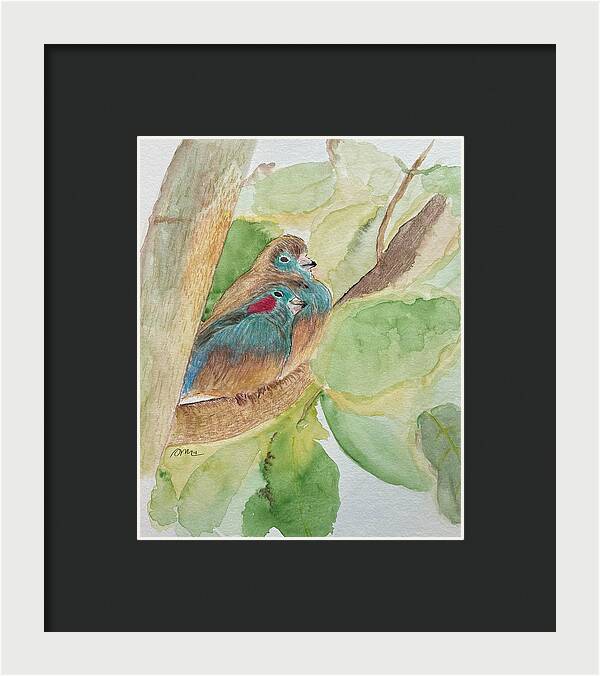 Love Birds - Framed Print