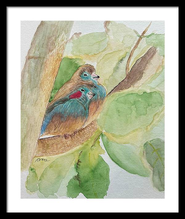 Love Birds - Framed Print
