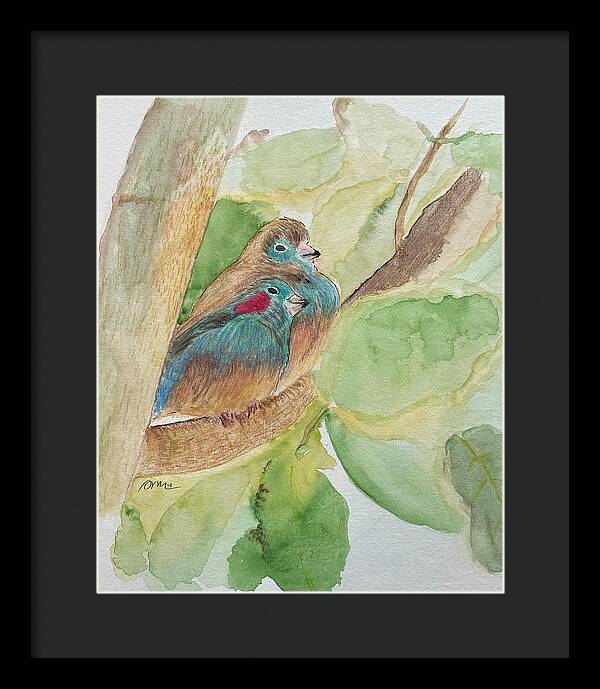 Love Birds - Framed Print