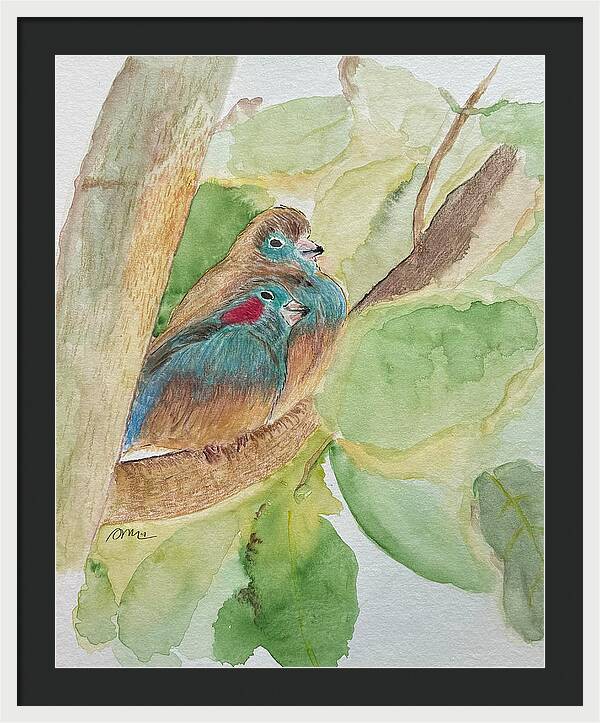 Love Birds - Framed Print
