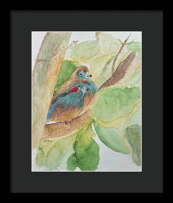 Love Birds - Framed Print