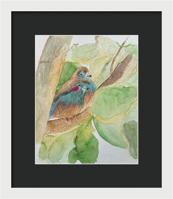 Love Birds - Framed Print