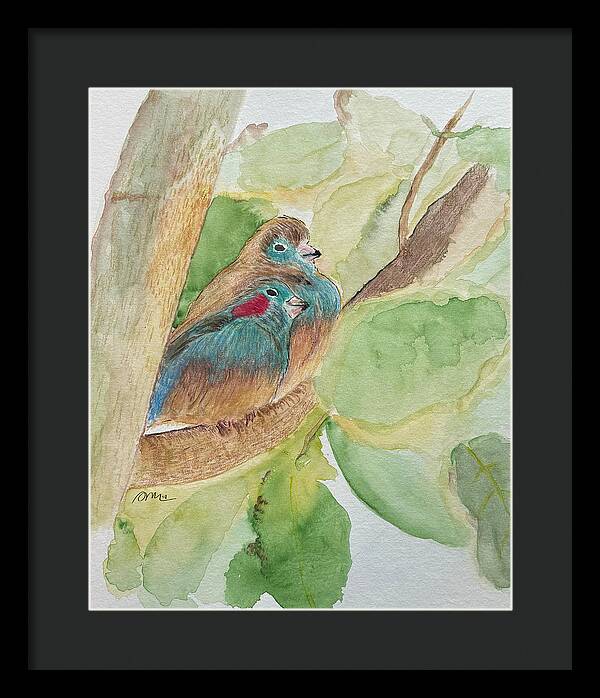 Love Birds - Framed Print