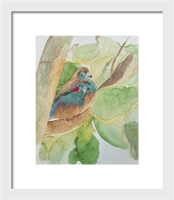 Love Birds - Framed Print