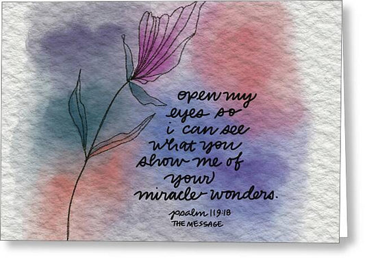 Miracle Wonders - Greeting Card