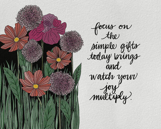 Multiply Simple Gifts - Art Print