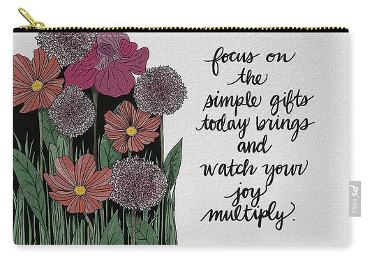 Multiply Simple Gifts - Zip Pouch