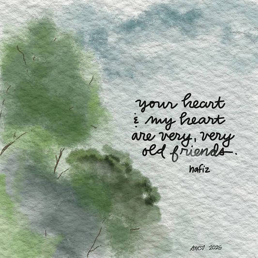 My Heart and Your Heart - Art Print